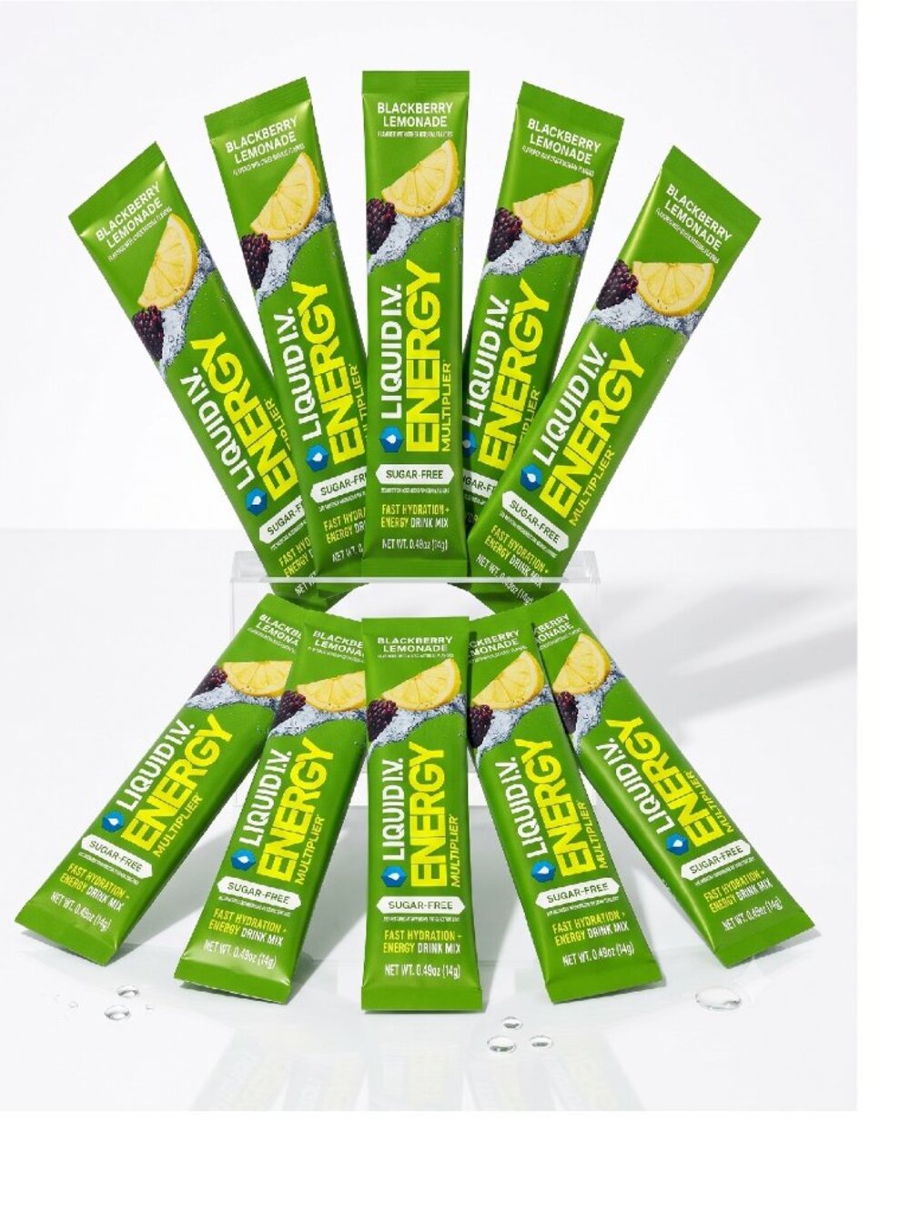 Sugar Free Energy Drink Mix, Blackberry Lemonade, 0.49 Oz, 10-Stick Pack